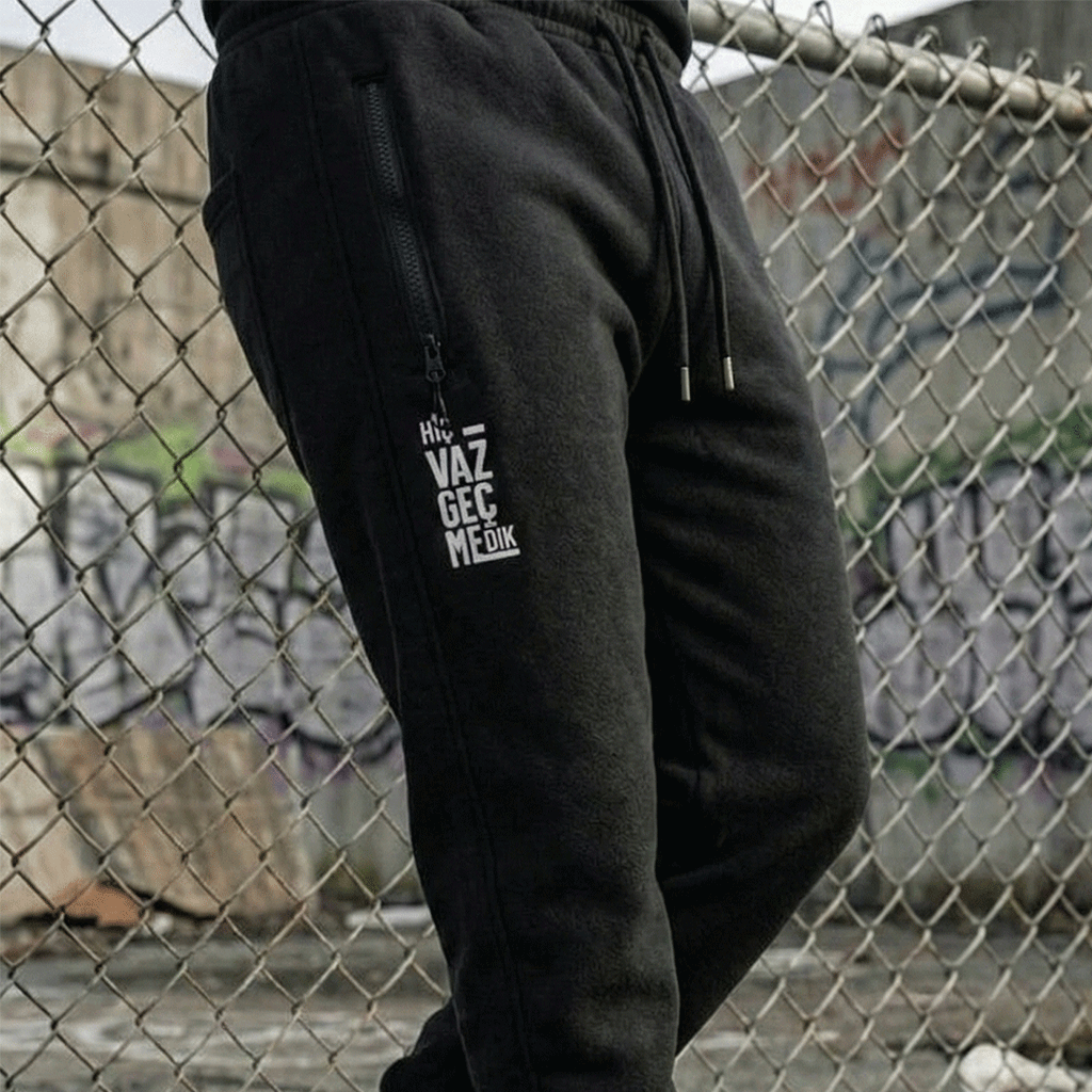 Kışlık Alt Eşofman | 2025 | Siyah